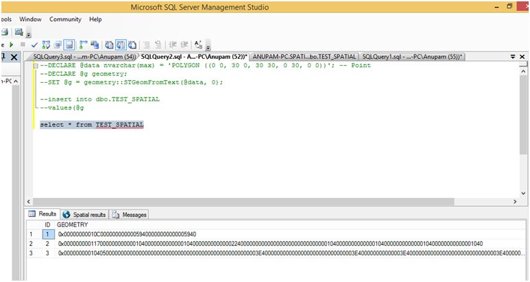 spatila data in binary 